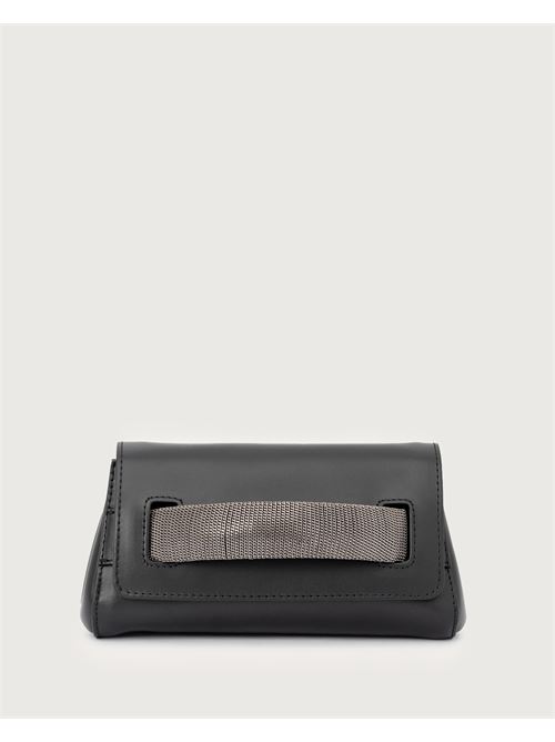 Clutch Gossip Nappa Chain in pelle ORCIANI | B02169CHCNER