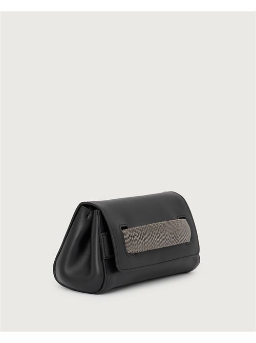 Clutch Gossip Nappa Chain in pelle ORCIANI | B02169CHCNER