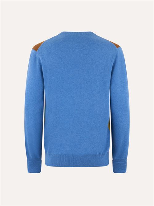 GIROCOLLO IN PURO CASHMERE INSTARSIATO A ROMBI BALLANTYNE | B2P00012K1493006
