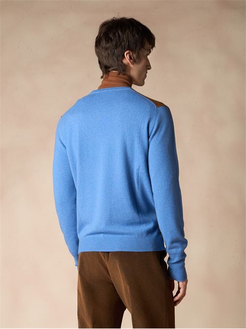 GIROCOLLO IN PURO CASHMERE INSTARSIATO A ROMBI BALLANTYNE | B2P00012K1493006