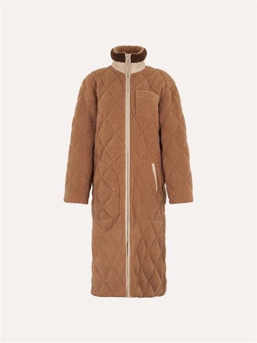 CAPPOTTO LUNGO TEDDY TRAPUNTATO A ROMBI BALLANTYNE | BLW233UPL4614795