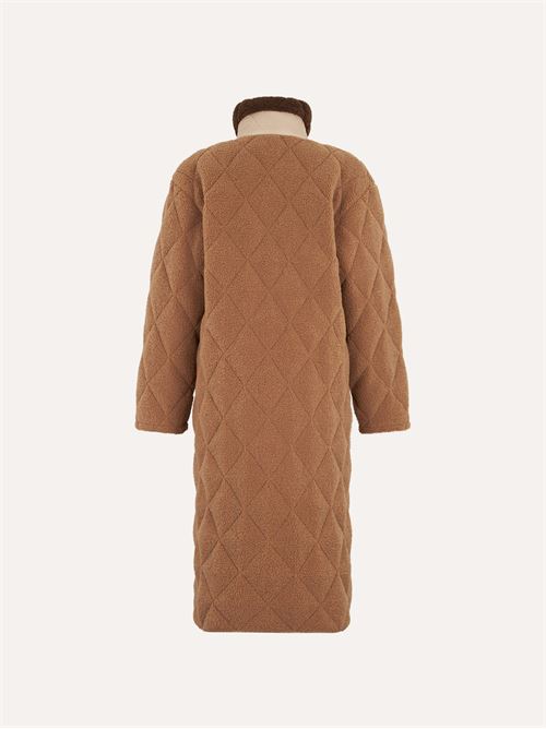 CAPPOTTO LUNGO TEDDY TRAPUNTATO A ROMBI BALLANTYNE | BLW233UPL4614795