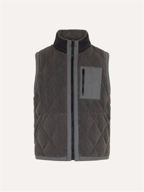 GILET DOUBLE FACE IN LANA VERGINE BALLANTYNE | BMS000UPL4600920