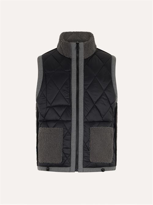 GILET DOUBLE FACE IN LANA VERGINE BALLANTYNE | BMS000UPL4600920