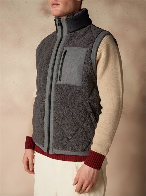 GILET DOUBLE FACE IN LANA VERGINE BALLANTYNE | BMS000UPL4600920
