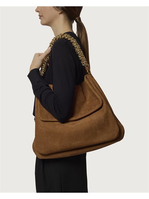Borsa Diana Nabucco Large a spalla in pelle nabuk ORCIANI | B02190NABSEL