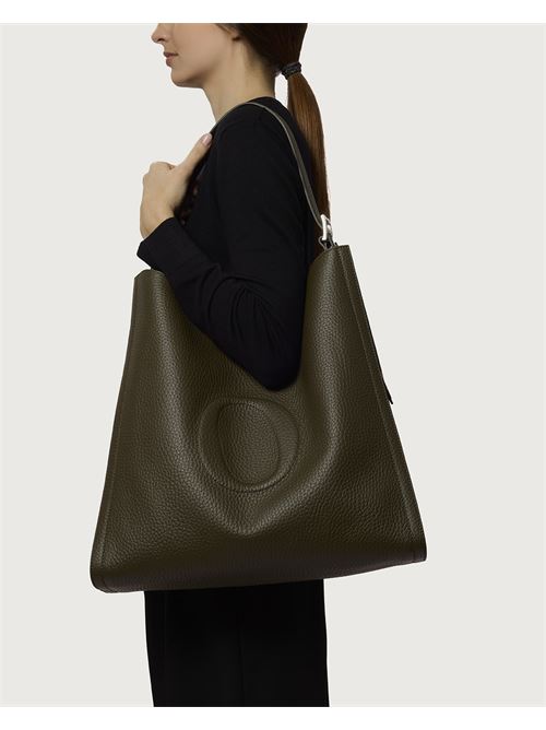 Borsa Her-O Soft Large a spalla in pelle martellata con tracolla ORCIANI | B02206SOFBOS