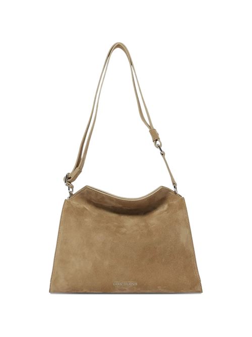 Borsa a spalla Trinity Peach Small in suede e cuoio Biscotto ORCIANI | B02230PEABIS