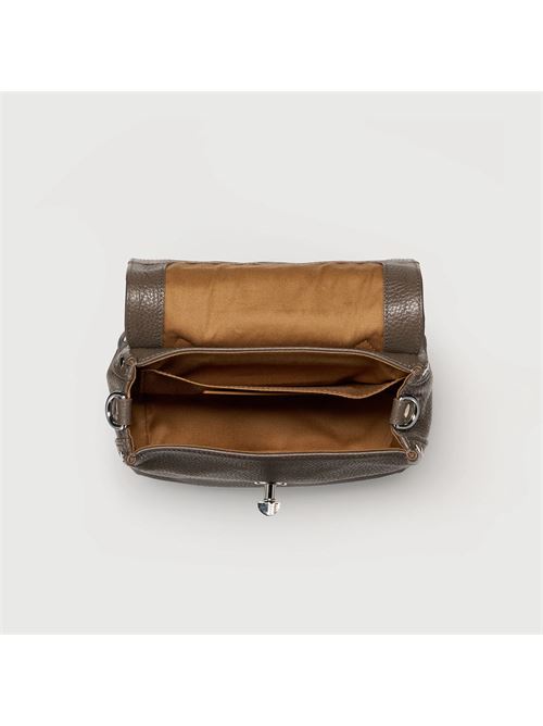 BORSA POSTINA® BABY IN PELLE MARTELLATA GREY NOSTALGIA CANAGLIA ZANELLATO | 068010-0040000BABYZ0183