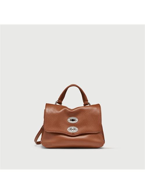BORSA POSTINA® BABY IN PELLE MARTELLATA BROWN CANALETTO ZANELLATO | 068010-0040000BABYZ0283