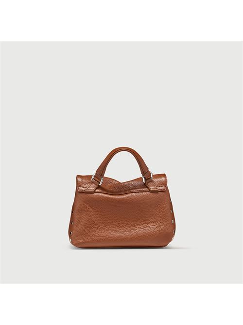 BORSA POSTINA® BABY IN PELLE MARTELLATA BROWN CANALETTO ZANELLATO | 068010-0040000BABYZ0283