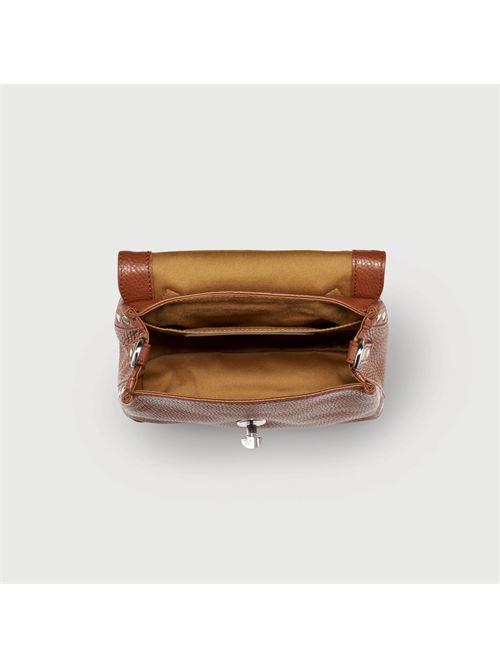 BORSA POSTINA® BABY IN PELLE MARTELLATA BROWN CANALETTO ZANELLATO | 068010-0040000BABYZ0283