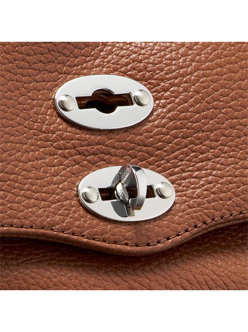 BORSA POSTINA® BABY IN PELLE MARTELLATA BROWN CANALETTO ZANELLATO | 068010-0040000BABYZ0283