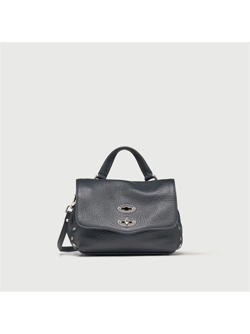 BORSA POSTINA® BABY IN PELLE MARTELLATA DARK NAVY ZANELLATO | 068010-0040000BABYZ0520