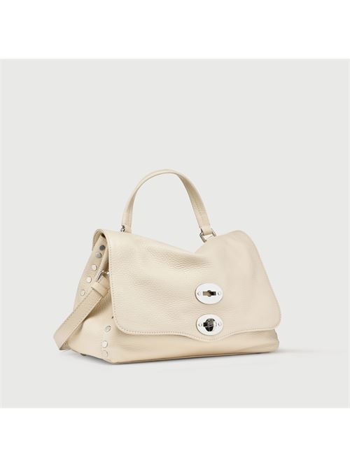 BORSA POSTINA® SMALL IN PELLE MARTELLATA BEIGE ALCALINO ZANELLATO | 068010-0040000SZ0295