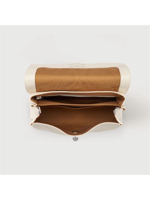 BORSA POSTINA® SMALL IN PELLE MARTELLATA BEIGE ALCALINO ZANELLATO | 068010-0040000SZ0295