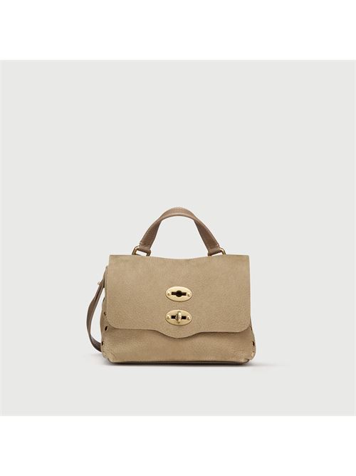 BORSA POSTINA® BABY IN PELLE NABUK GREY VOLTOLINA ZANELLATO | 068090-0070000BABYZ0140