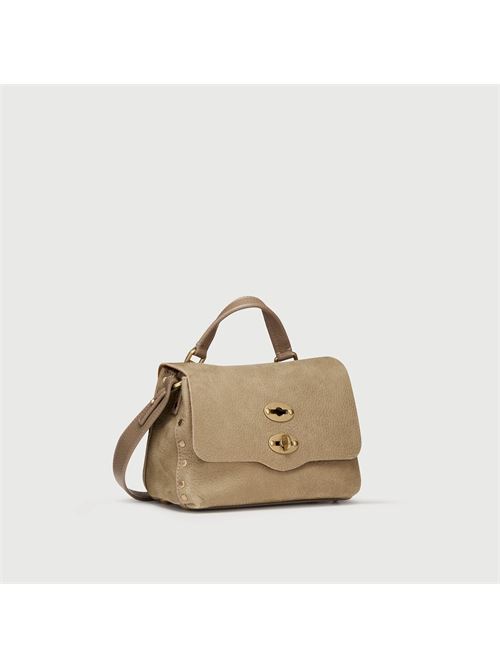 BORSA POSTINA® BABY IN PELLE NABUK GREY VOLTOLINA ZANELLATO | 068090-0070000BABYZ0140