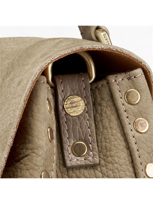 BORSA POSTINA® BABY IN PELLE NABUK GREY VOLTOLINA ZANELLATO | 068090-0070000BABYZ0140
