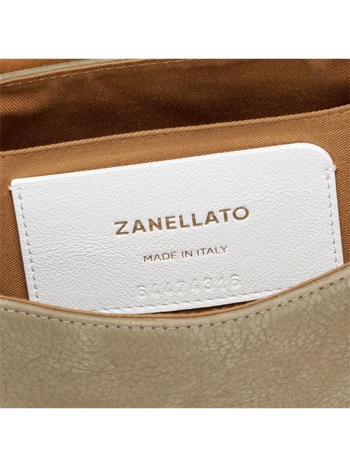 BORSA POSTINA® BABY IN PELLE NABUK GREY VOLTOLINA ZANELLATO | 068090-0070000BABYZ0140