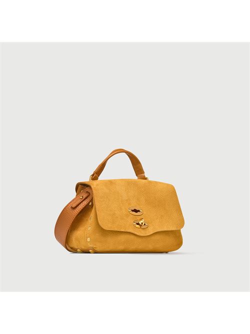 BORSA POSTINA® BABY IN PELLE NABUK BROWN BRANDY ZANELLATO | 068090-0070000BABYZ0250