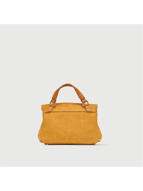 BORSA POSTINA® BABY IN PELLE NABUK BROWN BRANDY ZANELLATO | 068090-0070000BABYZ0250