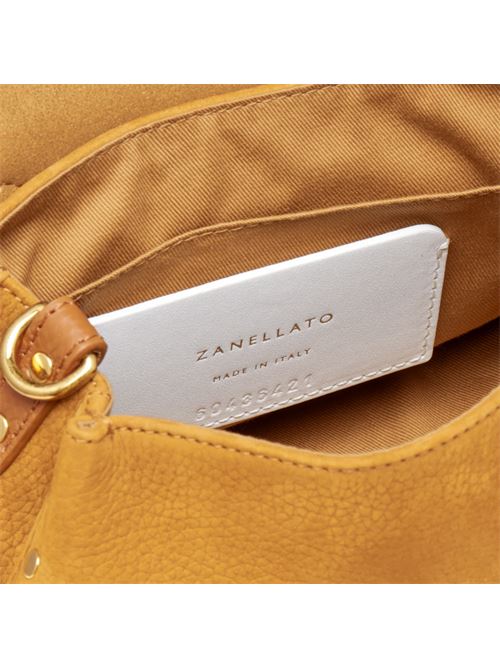 BORSA POSTINA® BABY IN PELLE NABUK BROWN BRANDY ZANELLATO | 068090-0070000BABYZ0250