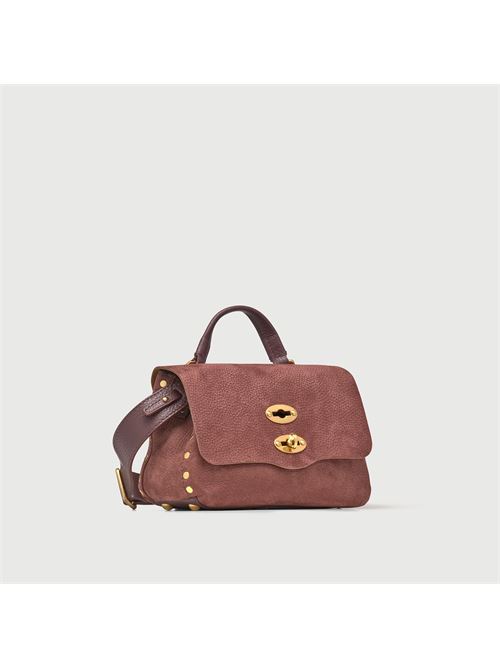 BORSA POSTINA® BABY IN PELLE NABUK RED BARBERA ZANELLATO | 068090-0070000BABYZ0990