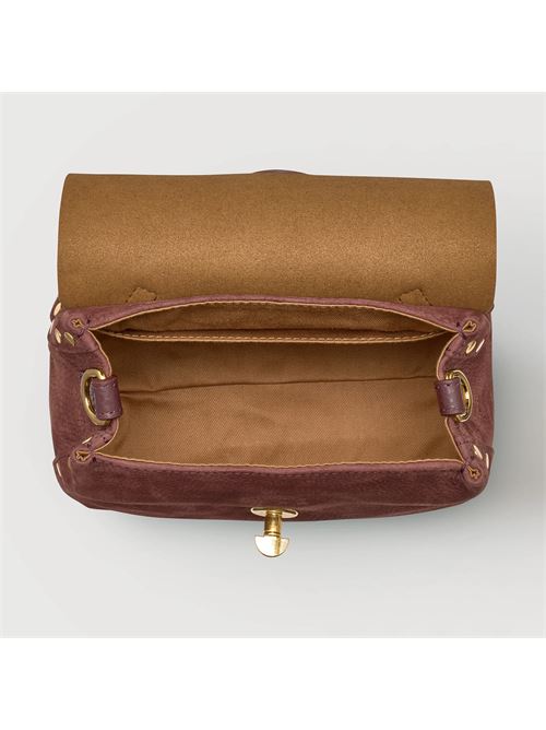 BORSA POSTINA® BABY IN PELLE NABUK RED BARBERA ZANELLATO | 068090-0070000BABYZ0990