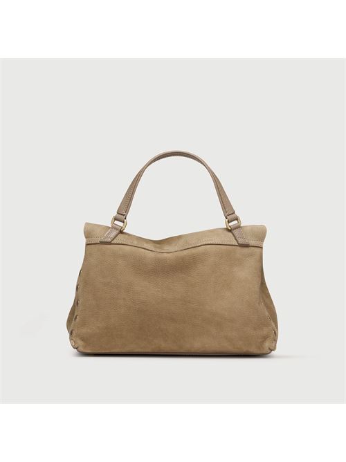 BORSA POSTINA® SMALL IN PELLE NABUK GREY VOLTOLINA ZANELLATO | 068090-0070000SZ0140