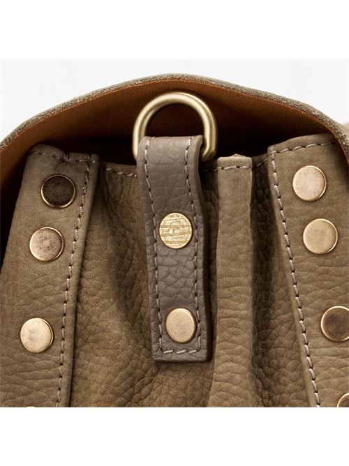 BORSA POSTINA® SMALL IN PELLE NABUK GREY VOLTOLINA ZANELLATO | 068090-0070000SZ0140
