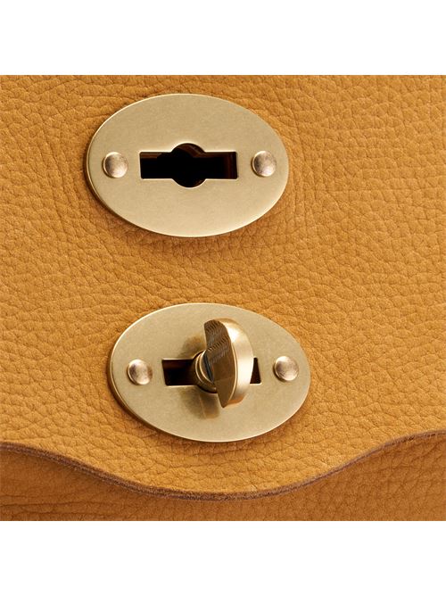 BORSA POSTINA® SMALL IN PELLE NABUK BROWN BRANDY ZANELLATO | 068090-0070000SZ0250