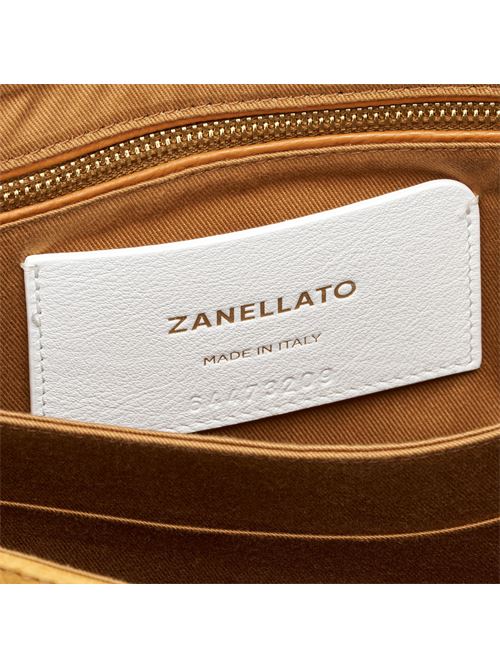 BORSA POSTINA® SMALL IN PELLE NABUK BROWN BRANDY ZANELLATO | 068090-0070000SZ0250