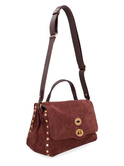 BORSA POSTINA® SMALL IN PELLE NABUK RED BARBERA ZANELLATO | 068090-0070000SZ0990