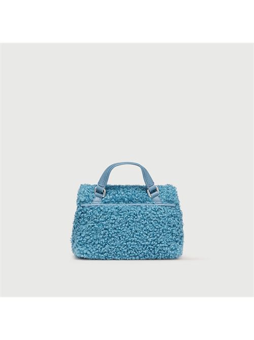 BORSA POSTINA® BABY IN TESSUTO TEDDY BLUE CELESTINO ZANELLATO | 068590-1110000BABYZ0524