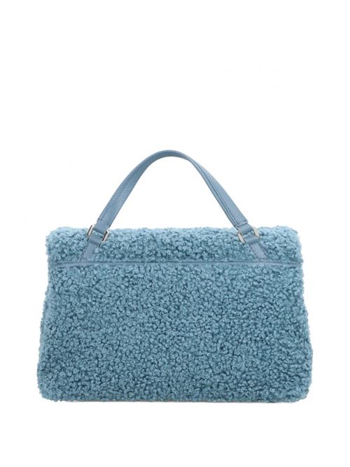 BORSA POSTINA® SMALL IN TESSUTO TEDDY BLUE CELESTINO ZANELLATO | 068590-1110000SZ0524