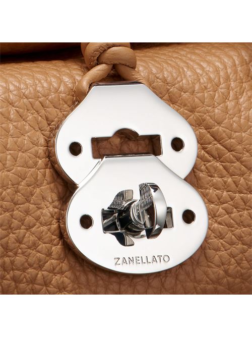 BORSA DOTTA® BABY IN PELLE MARTELLATA BROWN AMARETTO ZANELLATO | 068750-1120000BABYZ0231