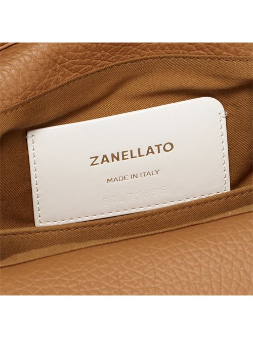 BORSA DOTTA® BABY IN PELLE MARTELLATA BROWN AMARETTO ZANELLATO | 068750-1120000BABYZ0231