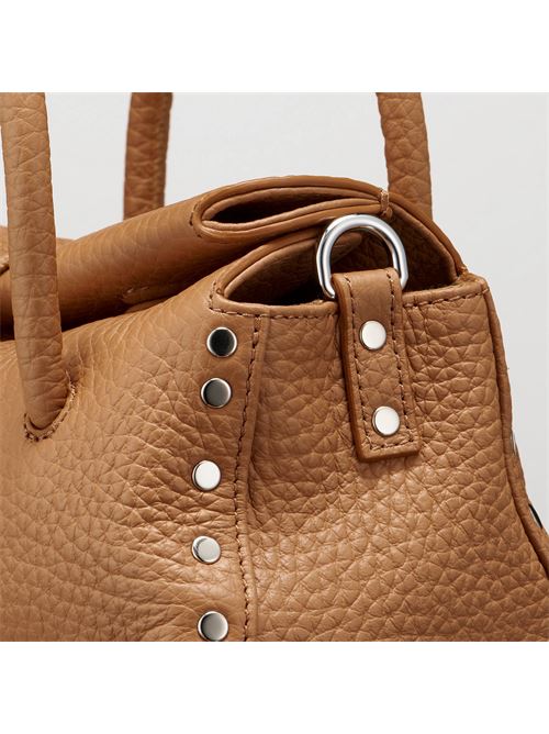 BORSA DOTTA® BABY IN PELLE MARTELLATA BROWN AMARETTO ZANELLATO | 068750-1120000BABYZ0231
