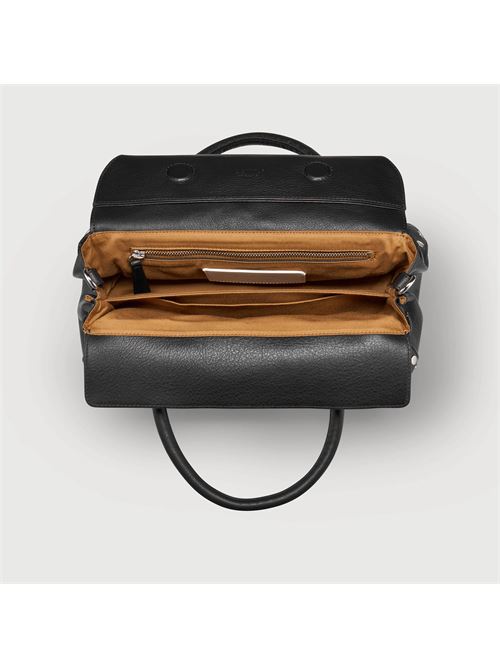 BORSA DOTTA® SMALL IN PELLE LISCIA BLACK LAVAGNA ZANELLATO | 068750-1910000SZ0001