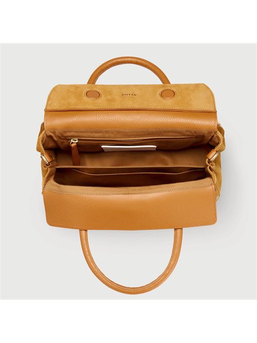BORSA DOTTA® SMALL IN NABUK BROWN BRANDY ZANELLATO | 069120-0070000SZ0250