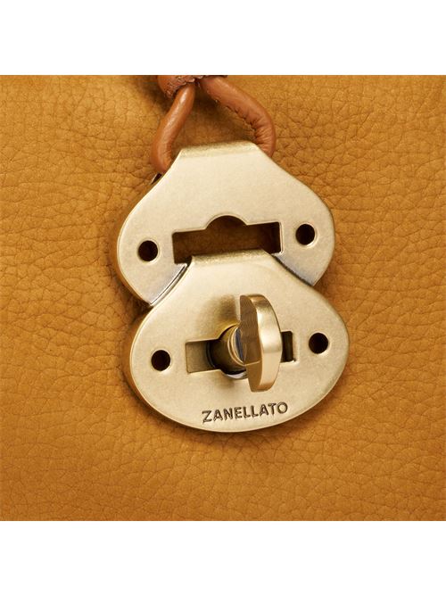 BORSA DOTTA® SMALL IN NABUK BROWN BRANDY ZANELLATO | 069120-0070000SZ0250