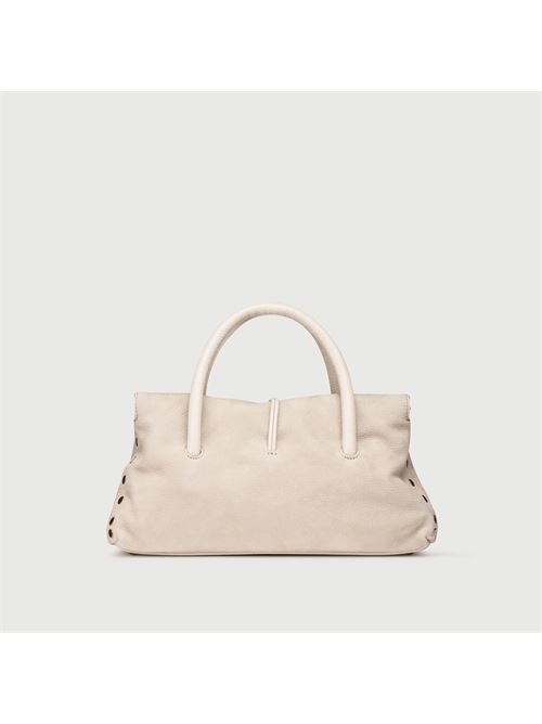 BORSA DOTTA® SMALL IN NABUK BEIGE MALVA ZANELLATO | 069120-0070000SZ0335