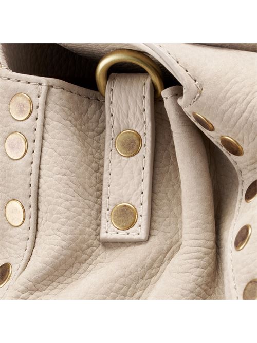 BORSA DOTTA® SMALL IN NABUK BEIGE MALVA ZANELLATO | 069120-0070000SZ0335