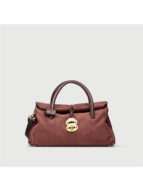 BORSA DOTTA® SMALL IN NABUK RED BARBERA ZANELLATO | 069120-0070000SZ0990