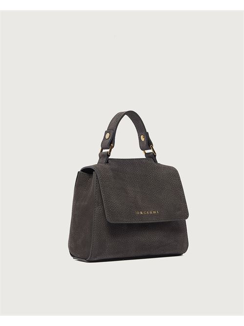 Borsa Sveva Nabucco Mini a mano in pelle nabuk con tracolla ORCIANI | B02019NBUCRB