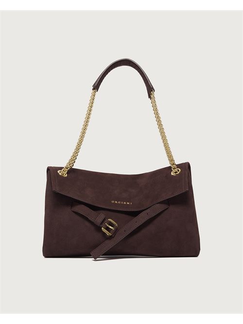 Borsa Venus Nabucco Small a spalla in pelle nabuk ORCIANI | B02240NABBRY
