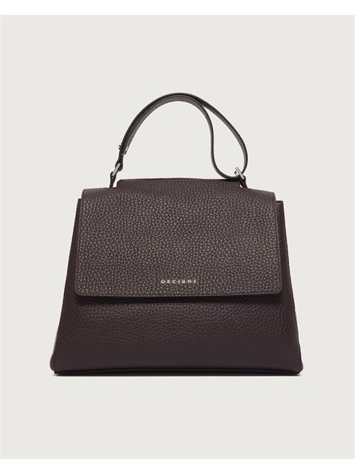 Borsa Sveva Nabucco Media a spalla in pelle nabuk con tracolla ORCIANI | BT2006NBUCRB