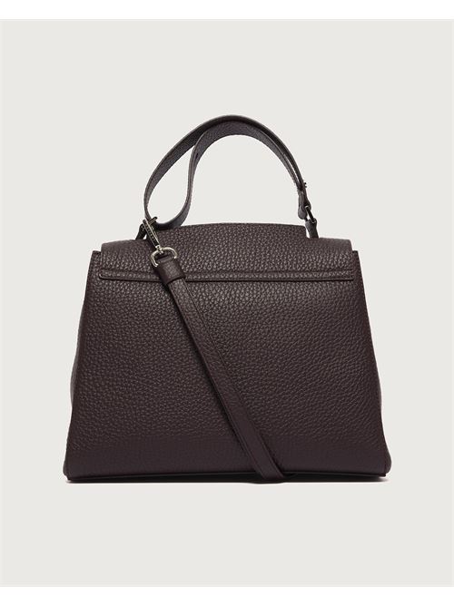 Borsa Sveva Nabucco Media a spalla in pelle nabuk con tracolla ORCIANI | BT2006NBUCRB