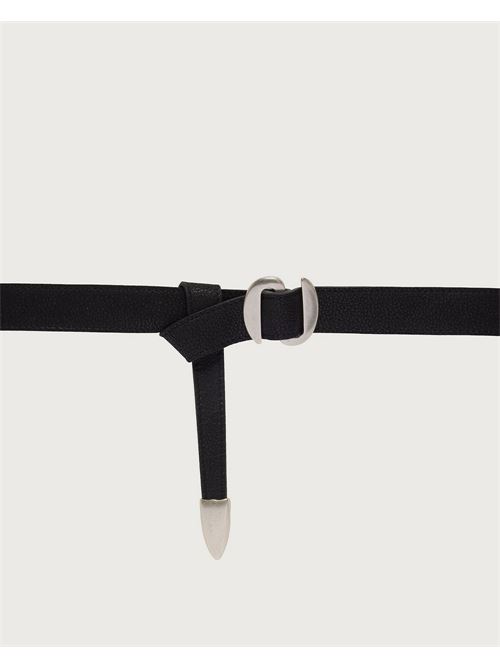 Cintura Broken O Pegaso A in pelle nabuk 3 cm ORCIANI | D10334BPGSNER
